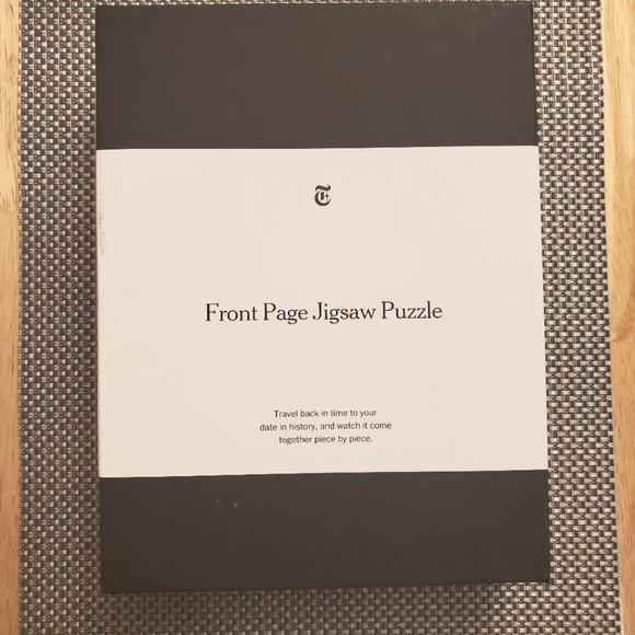 Puzzle New York Times Front Page - Picture 2 of 4